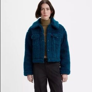 Levi’s Teal Sherpa Jacket
